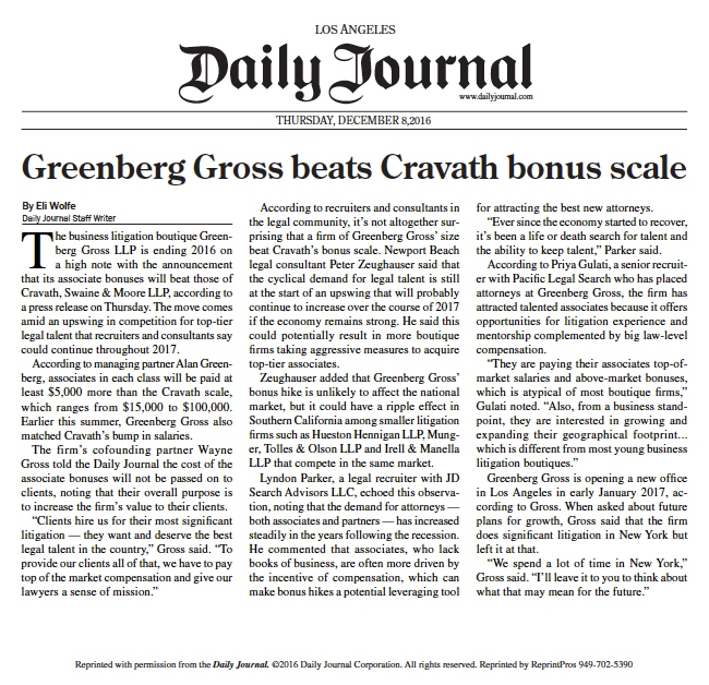 dailyjournal_greenberggross_cravath_scale Greenberg Gross LLP