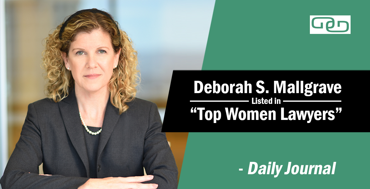 Deborah Mallgrave Top Women Lawyers Daily Journal Greenberg Gross Llp