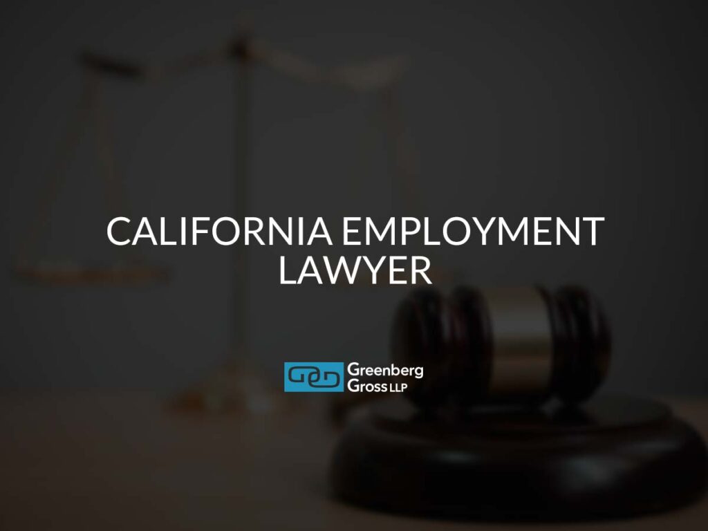 California Employment Lawyer