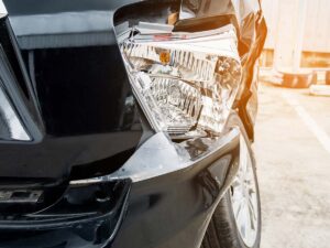 Rental Black Car Accident