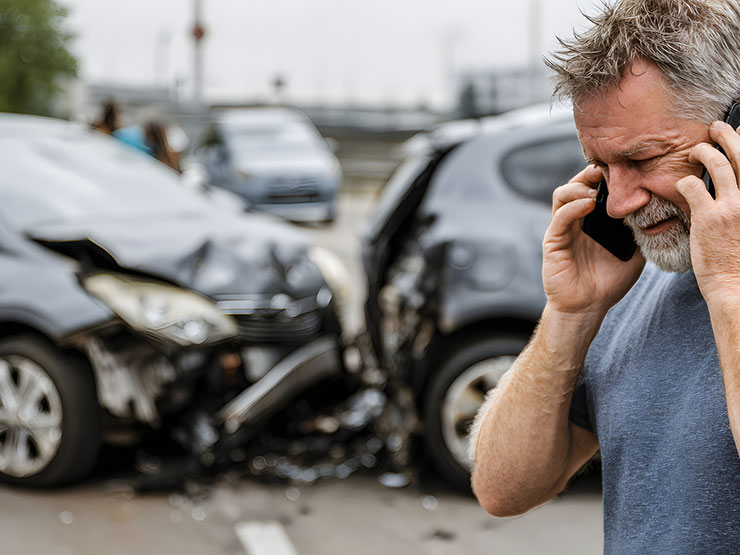 Car insurance support concept image, representing coverage and claims after a Brooklyn-Queens Expressway accident