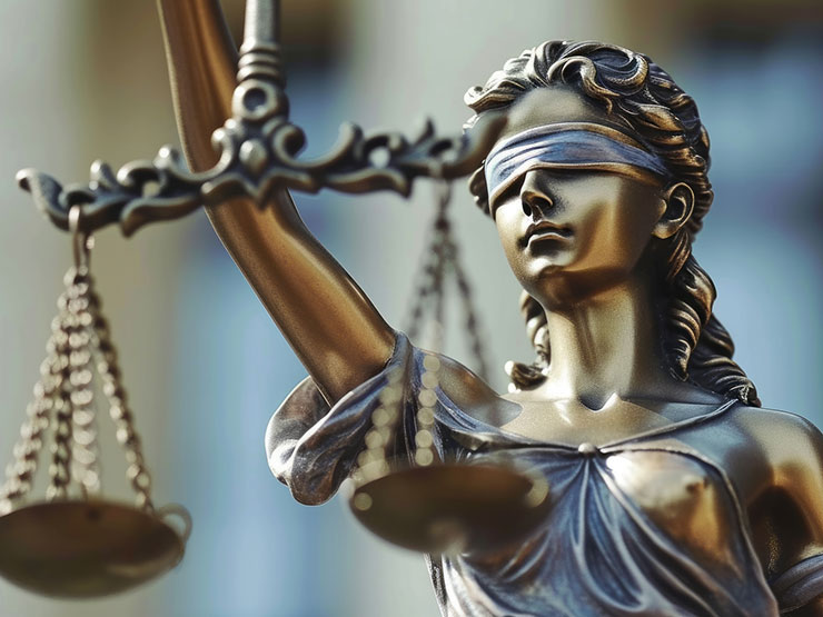 Justice-themed legal image representing a consultation for a New York wrongful death case